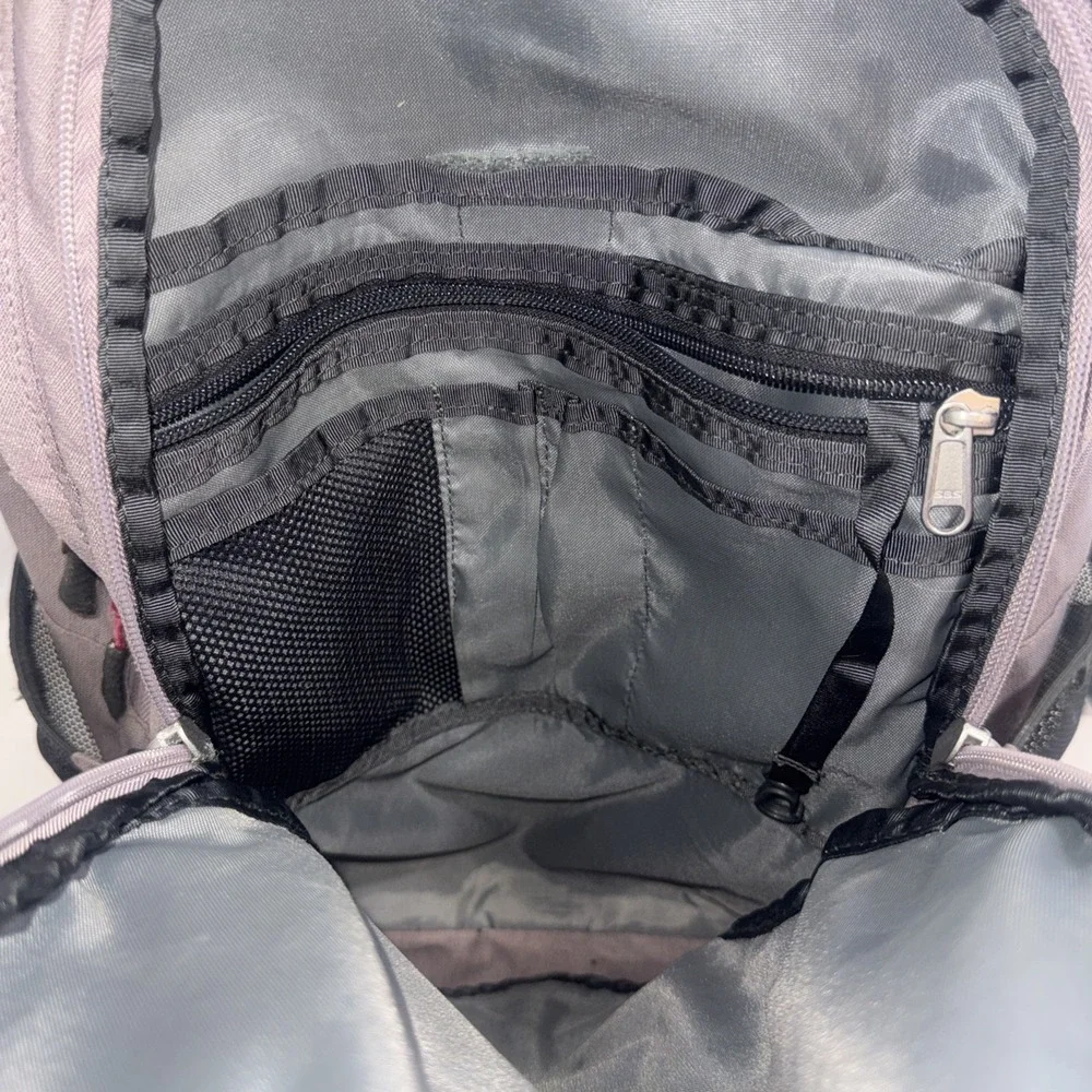 North Face Jester Purple Pink Hiking Outdoor School Bookbag Backpack